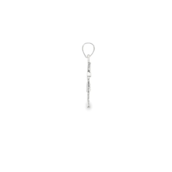 Sterling Silver Charleston Single House Charm 23x9mm