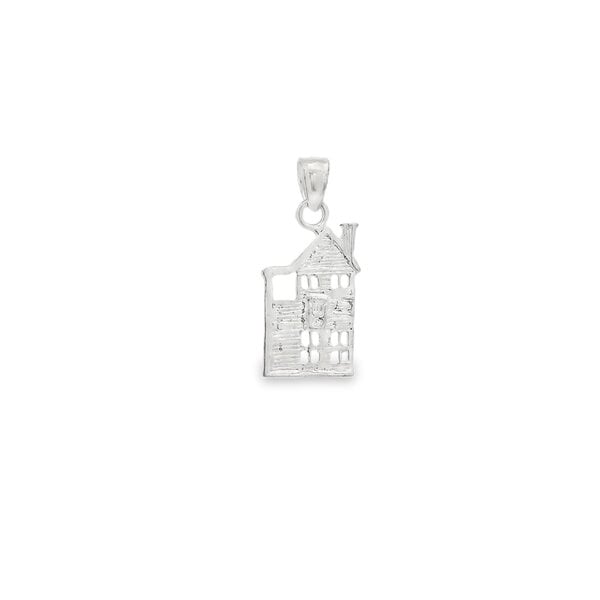 Sterling Silver Charleston Single House Charm 23x9mm