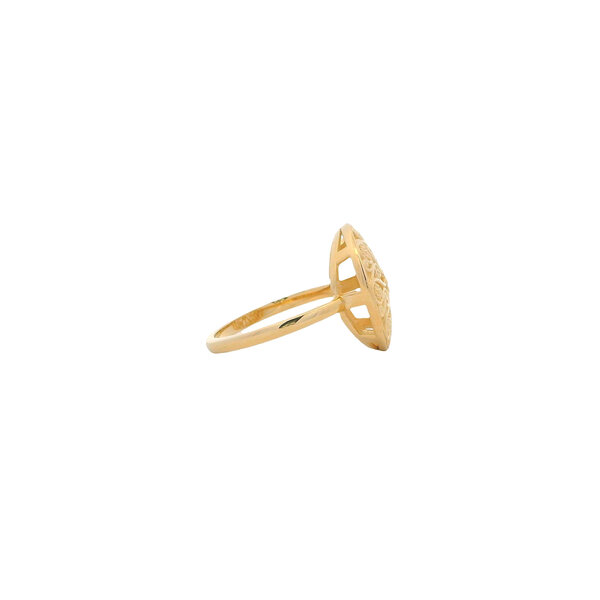 14K Yellow Gold Market Gate Ring