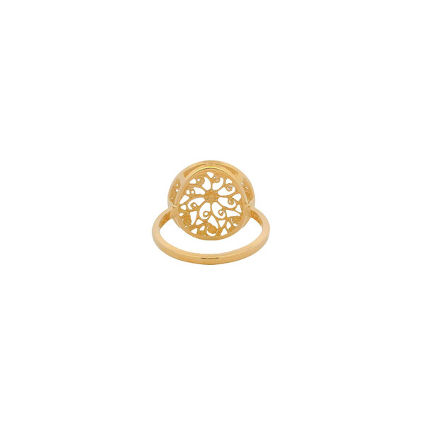 14K Yellow Gold Market Gate Ring