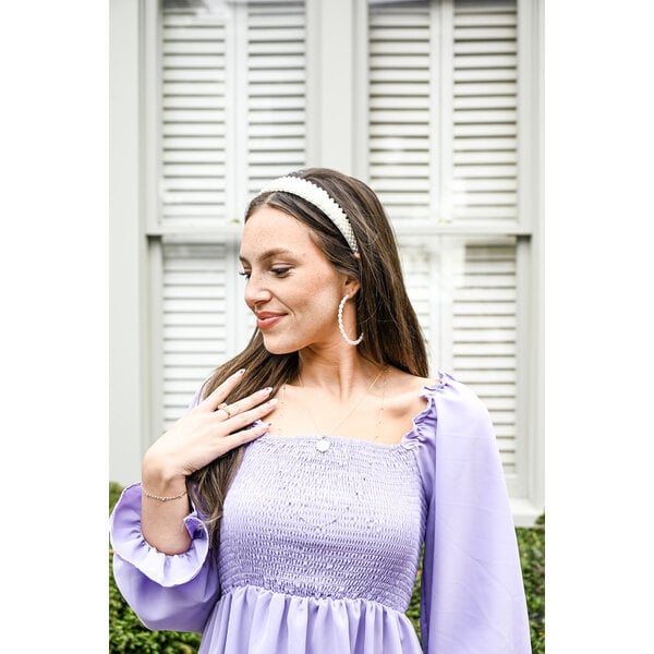 Sterling Silver Charleston Rice Freshwater Pearl Hoops 60mm