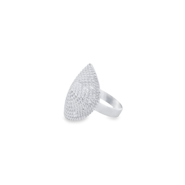 Sterling Silver  Diamond Cut Sweetgrass Wrap Ring