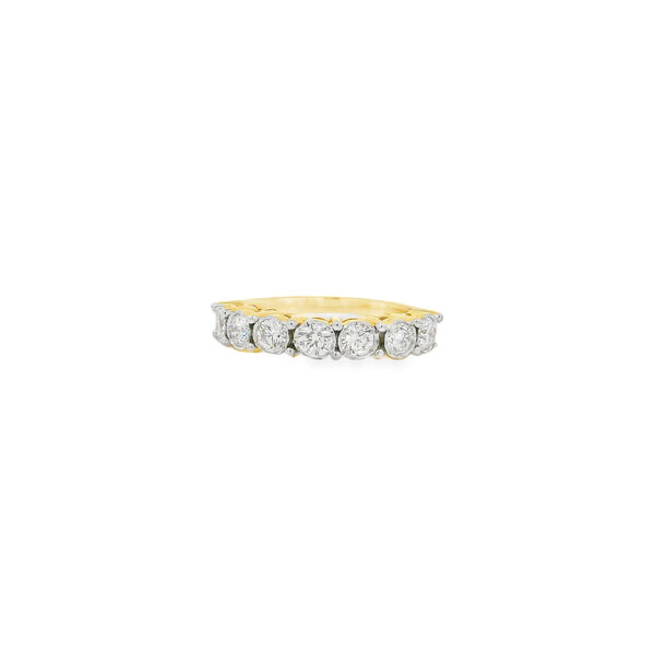 14K Yellow Gold 1ct Lab Grown Diamond Band Size 7