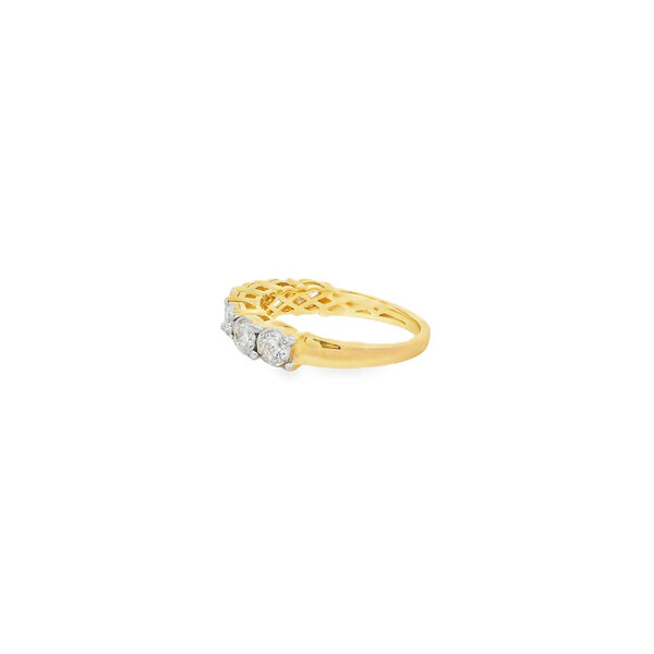 14K Yellow Gold 1ct Lab Grown Diamond Band Size 7