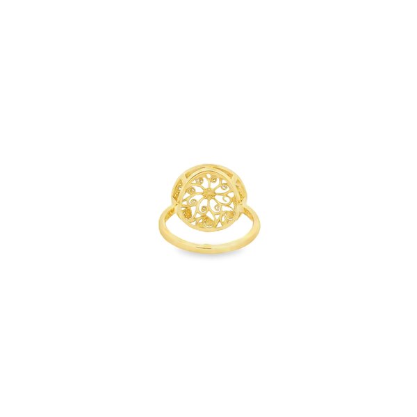 14K Yellow Gold Market Gate Ring