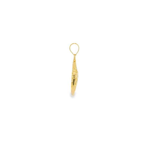 14K Yellow Gold GC Angel Oak Pendant