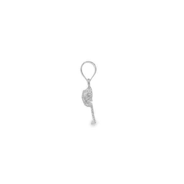 Sterling Silver Gold Creations Original Palmetto Charm 21X8mm