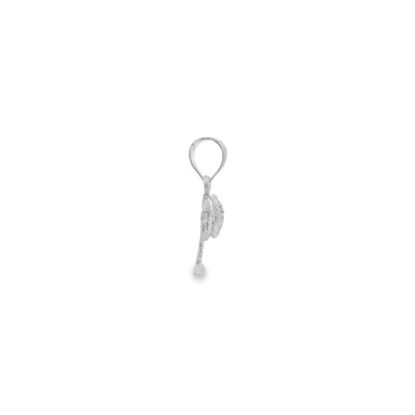 Sterling Silver Gold Creations Original Palmetto & Moon Charm 21x12mm