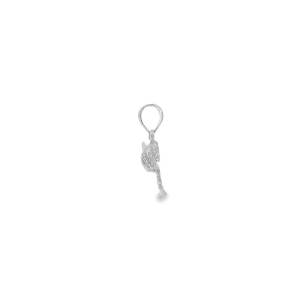 Sterling Silver Gold Creations Original Palmetto & Moon Charm 21x12mm