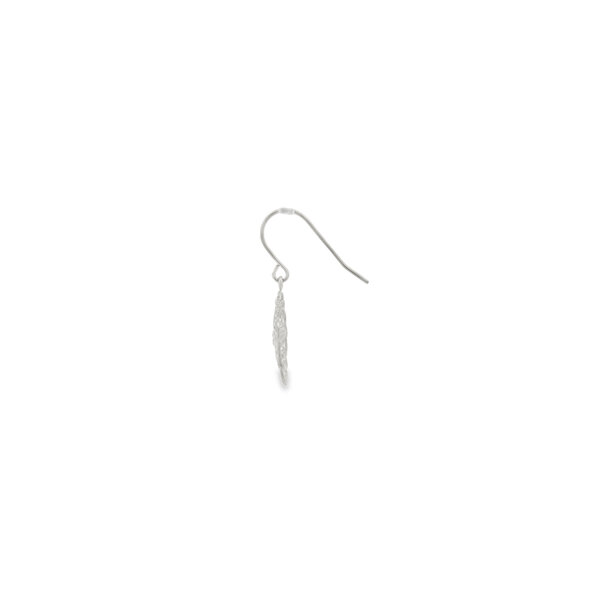 Sterling Silver Diamond Cut  Secret Garden Gate Earrings