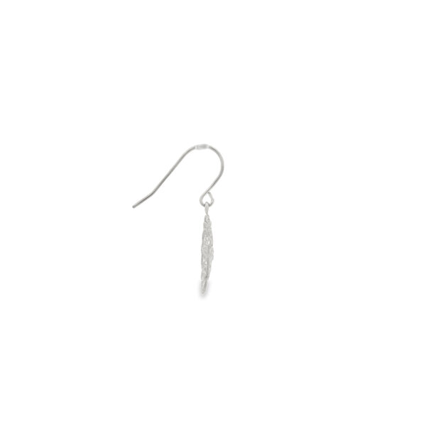 Sterling Silver Diamond Cut  Secret Garden Gate Earrings