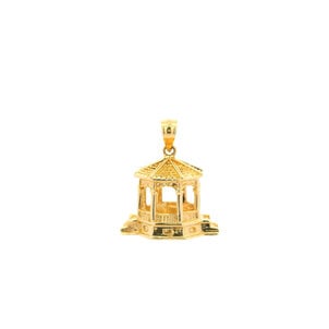 14K Yellow Gold Large Handmade Gazebo