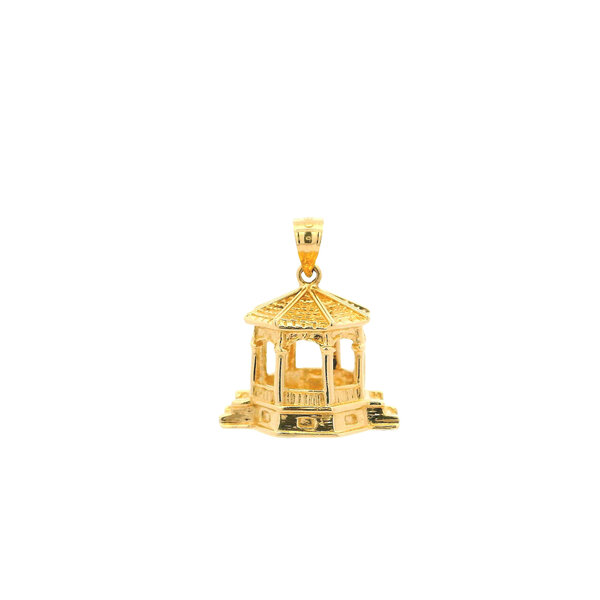 14K Yellow Gold Large Handmade Gazebo