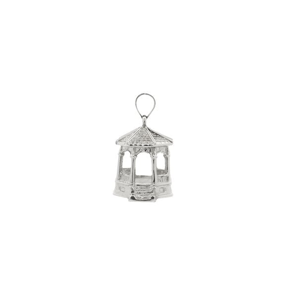Sterling Silver 3D Gazebo Charm