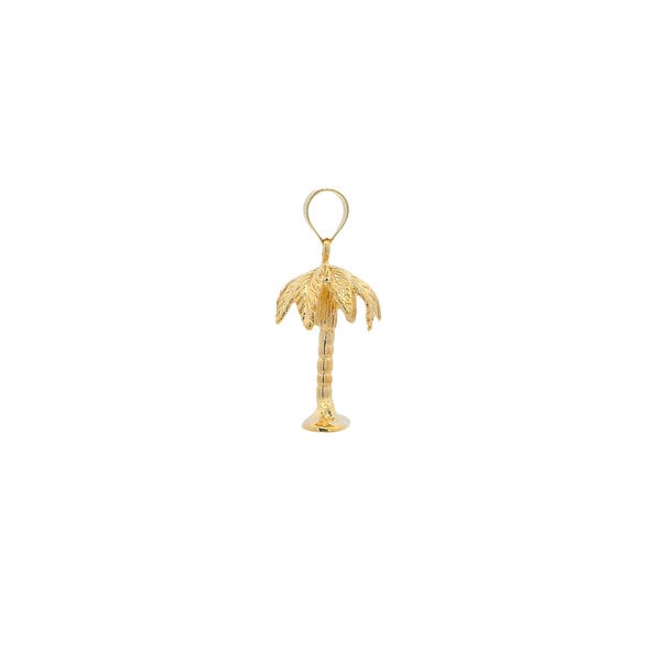 14K Yellow Gold Gold Creations Heavy 2D Palmetto Charm