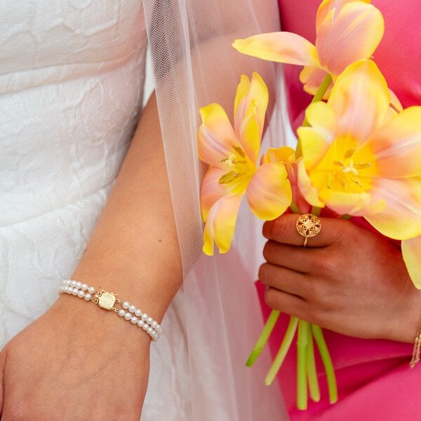 14K Yellow Gold 5 King Gate Ring