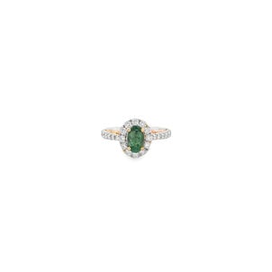 18KWR 1.09ct Gia Cert Alex & Dia Ring Sz 6.25