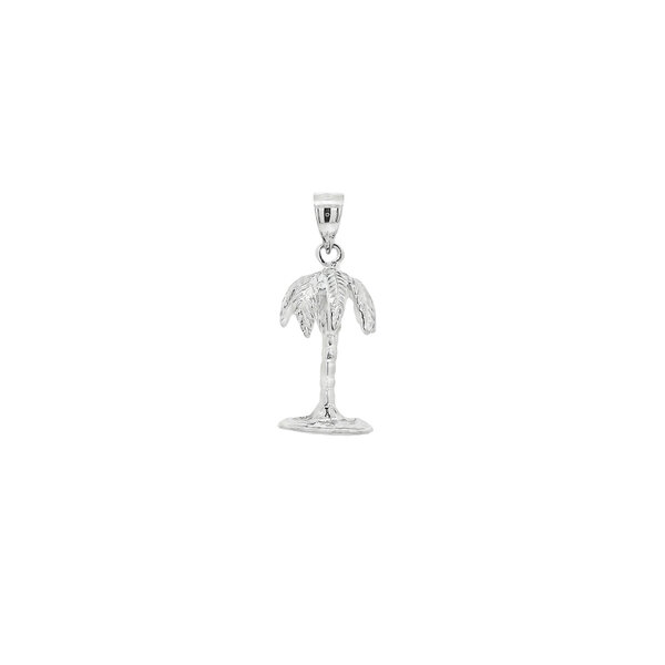 Sterling Silver Gold Creations Original 3D Palmetto Charm