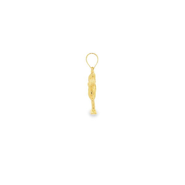 14K Yellow Gold Gold Creations Heavy 2D Palmetto Charm