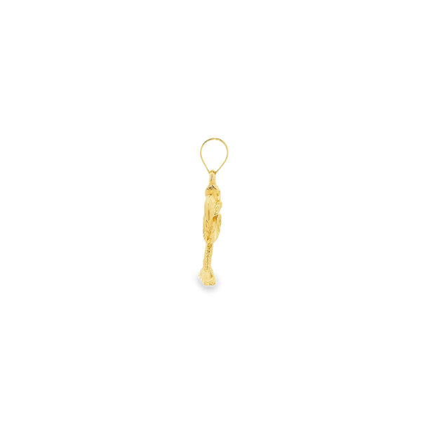 14K Yellow Gold Gold Creations Heavy 2D Palmetto Charm