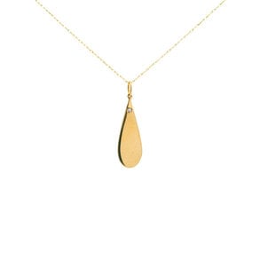 14KY .01ct Dia Teardrop Shaped N 18"