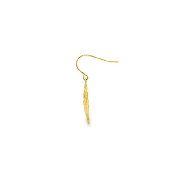 14K Yellow & White Gold Secret Garden Gate Earrings