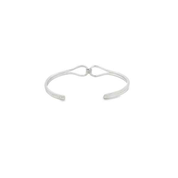 Sterling Silver Double Loop Knot Cuff