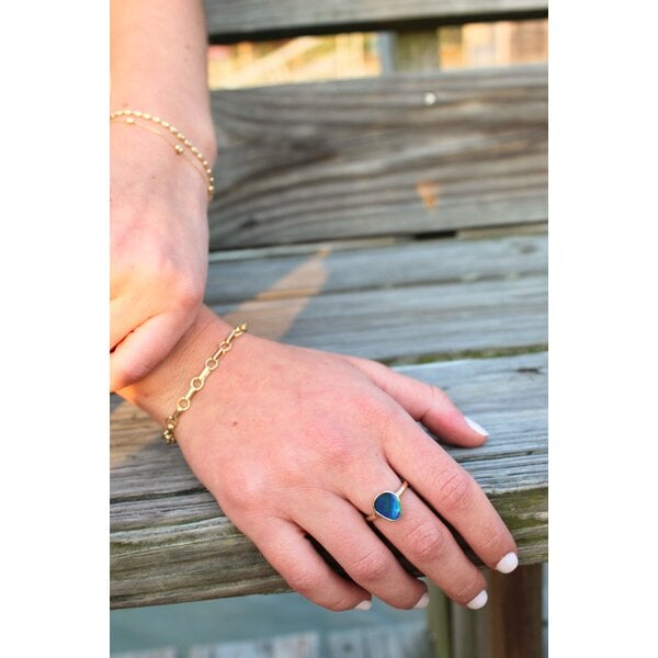 Gold Filled 5.3mm Polished Paperclip Bracelet 7"