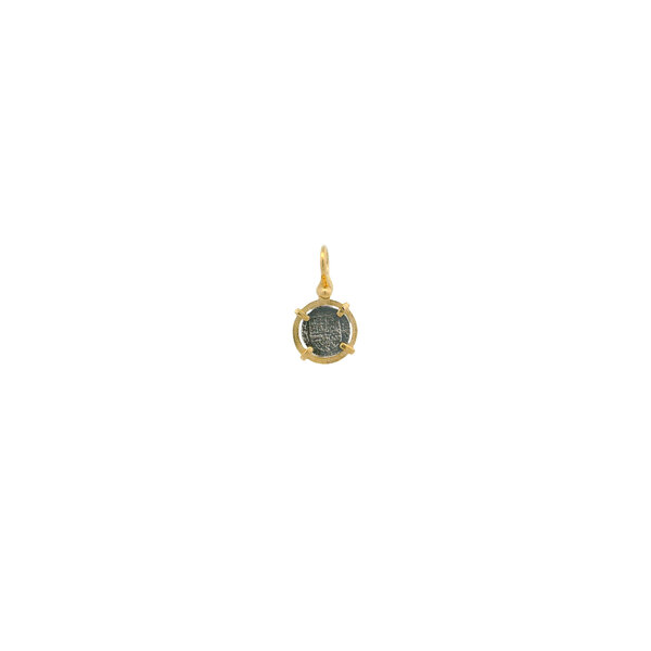 14K Yellow Gold & Authentic Sterling Silver Replica Atocha 7709-GS