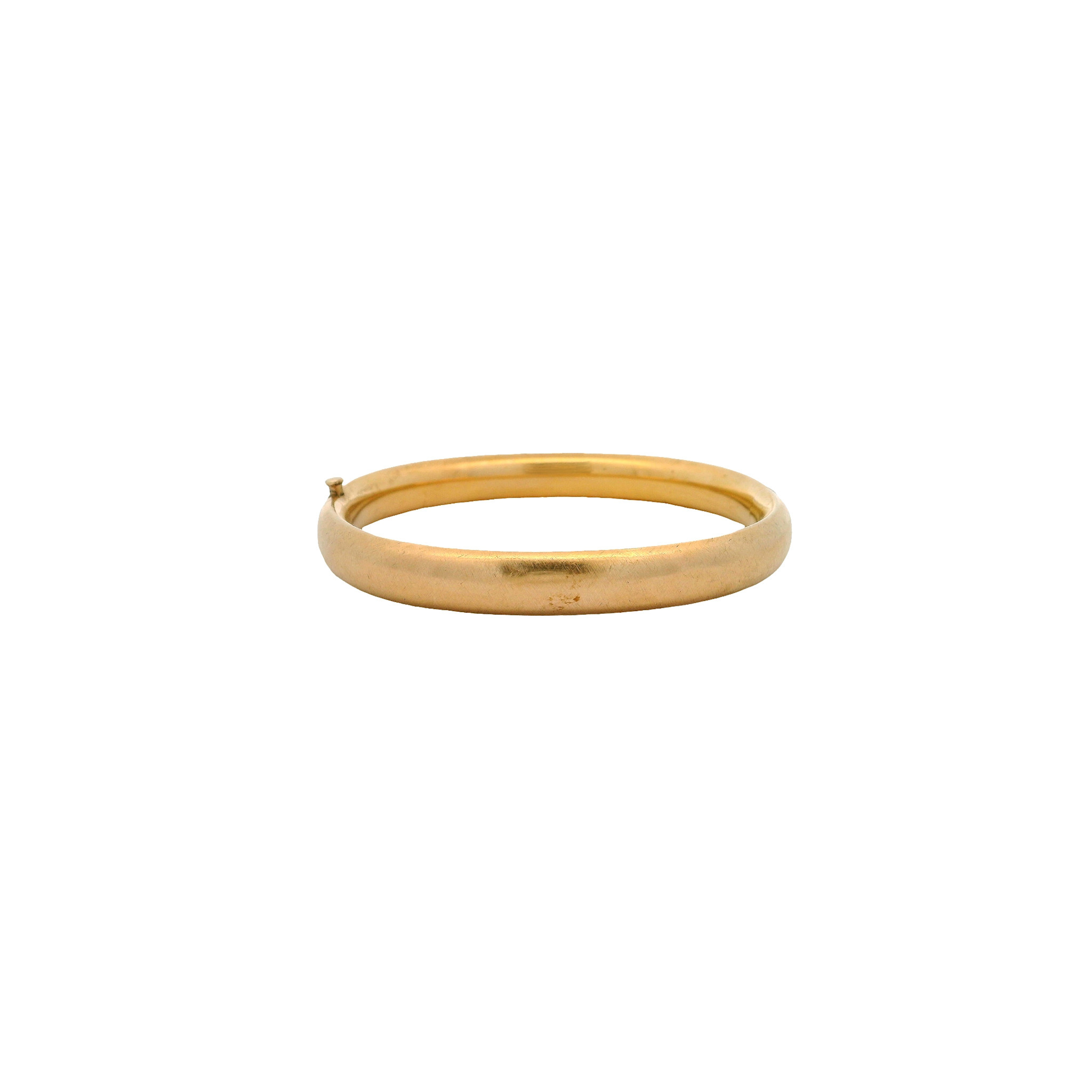 Gold Filled 1940's 8mm Winard Hinged Bangle 7.5