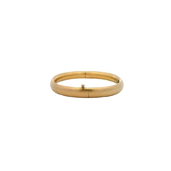 Gold Filled 1940's 8mm Winard Hinged Bangle 7.5"