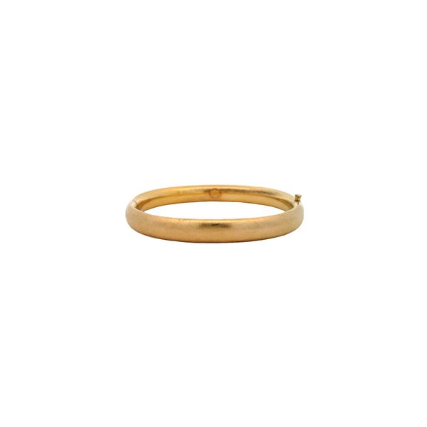 Gold Filled 1940's 8mm Winard Hinged Bangle 7.5"
