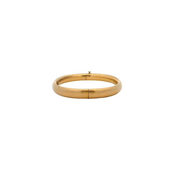 Gold Filled 1940's 8mm Winard Hinged Bangle 7.5"