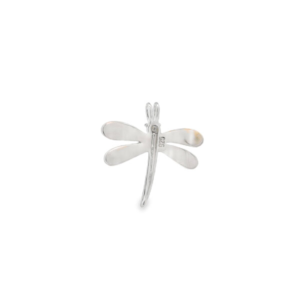 Sterling Silver Larimar Dragonfly Pendant