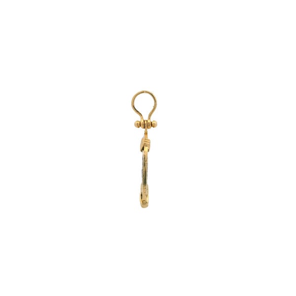 14K Yellow Gold and Sterling Silver Replica Atocha 1324-GS