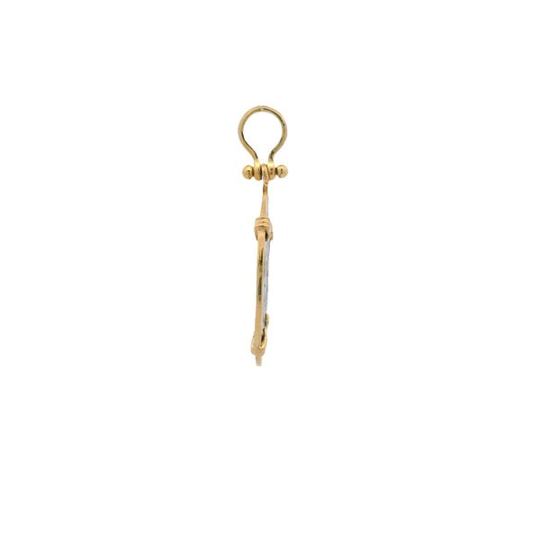 14K Yellow Gold Sterling Silver Replica Atocha 1533-GS