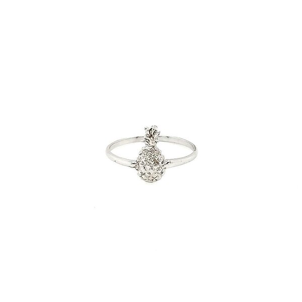 Sale SS Vertical Pineapple Ring