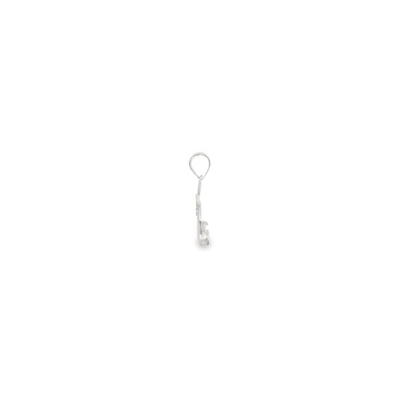 Sterling Silver GC Original Single House with Carriage Charm Small 24x9mm
