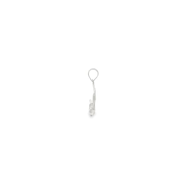 Sterling Silver GC Original Single House with Carriage Charm Small 24x9mm