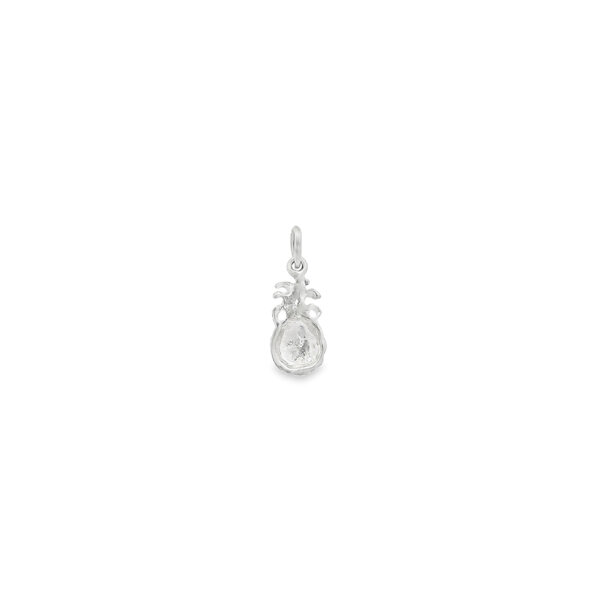 Sterling Silver 2D Pineapple Charm