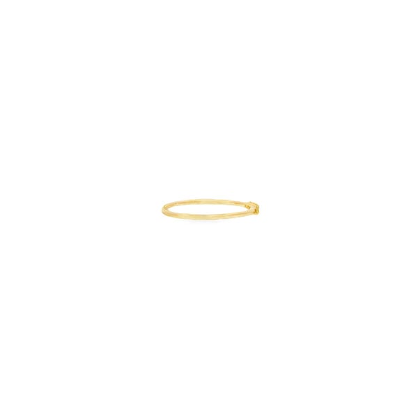 10K Yellow Gold .08ct Diamond 5 Stone Thin Stackable Band Size 7