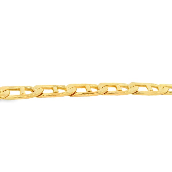 Gold Filled 5.15mm Polished Anchor Chain Link Bracelet 7"