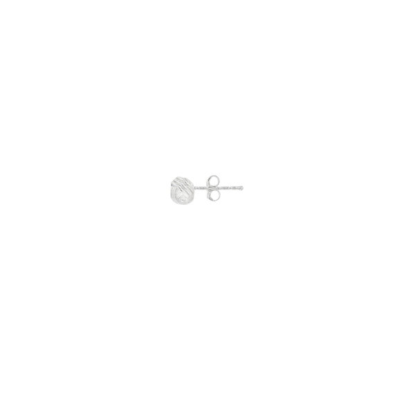 Sterling Silver 7mm Love Knot Post Earrings