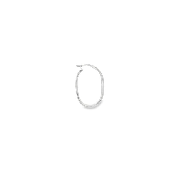 Sterling Silver 5x37mm Oval Lightweight Hoops
