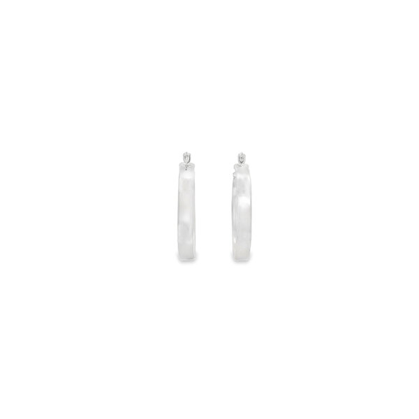 Sterling Silver 5x37mm Oval Lightweight Hoops