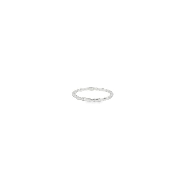 Sterling Silver GC Original Polished Rice Bead & Bar Stackable Band