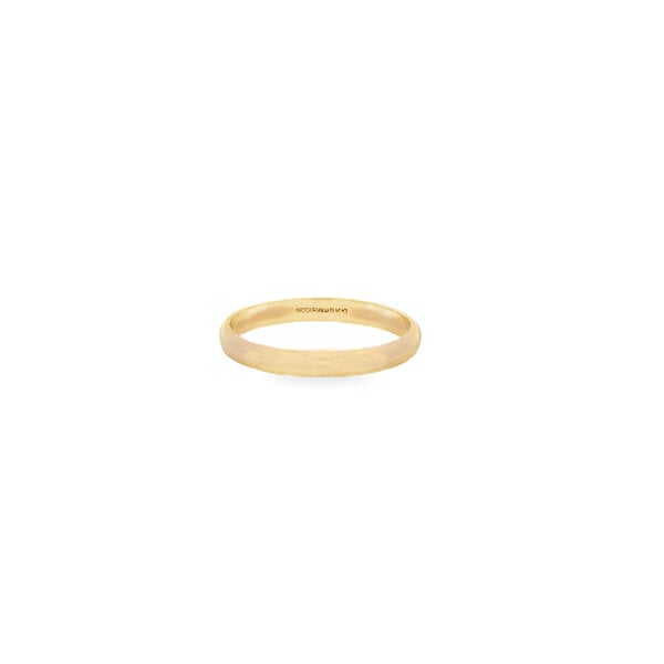 14K Yellow Gold Estate 3mm Polished Band Size 10.5