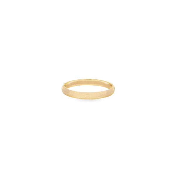 14K Yellow Gold Estate 3mm Polished Band Size 10.5