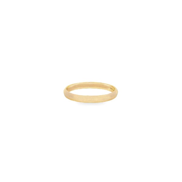 14K Yellow Gold Estate 3mm Polished Band Size 10.5