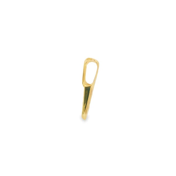 14K Yellow Gold Large Slide with Hand Engraving